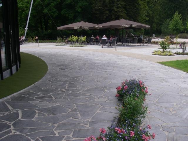 Belgische blauwe hardsteen, Flagstones