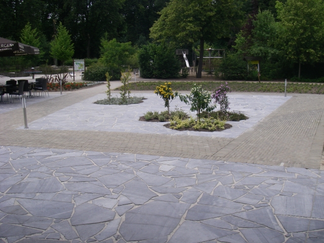 Belgische blauwe hardsteen, Flagstones