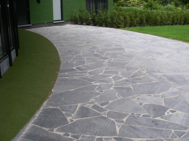 Belgische blauwe hardsteen, Flagstones