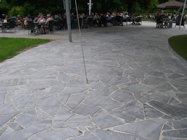 Belgische blauwe hardsteen, Flagstones
